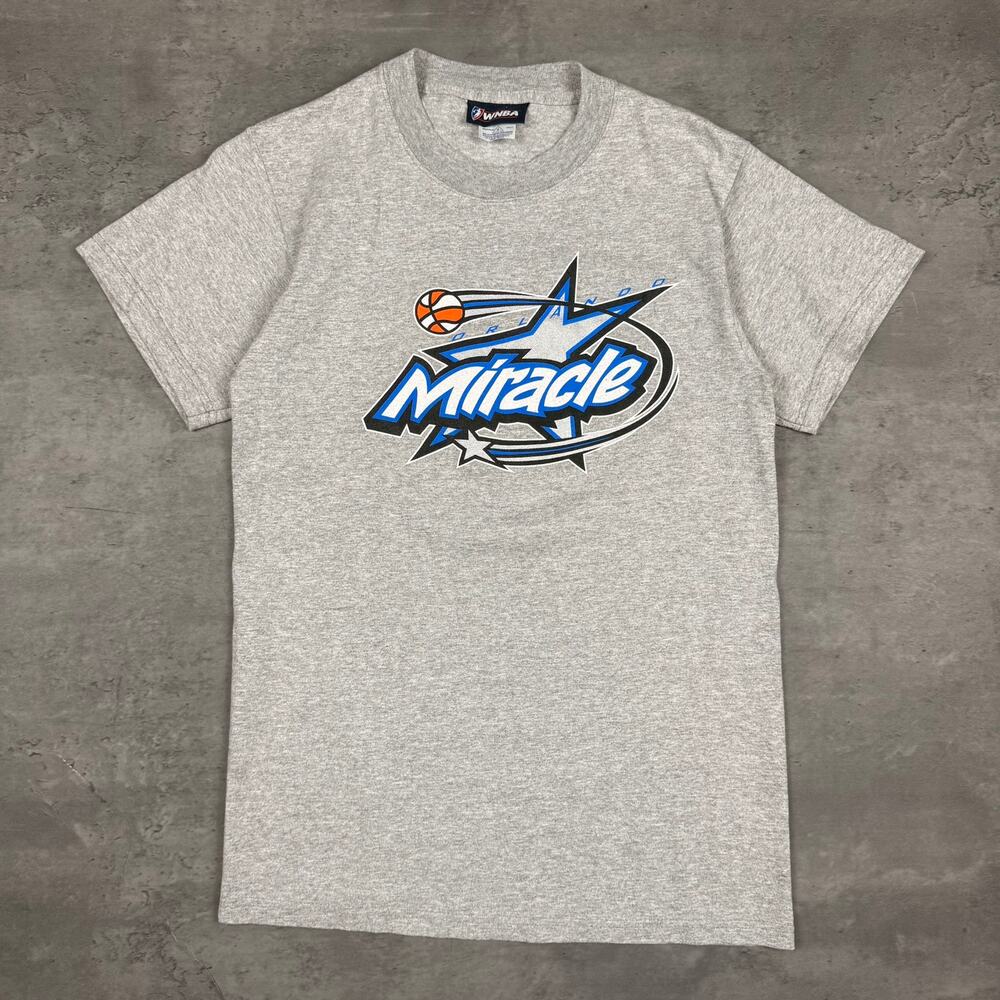 Vintage WNBA Orlando Miracle T Shirt Gray